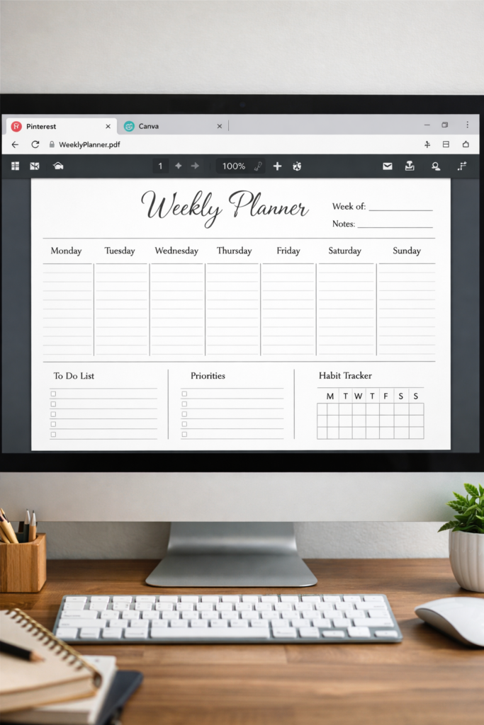 Beautiful Free Printable Planner Pages You Can Download and Print