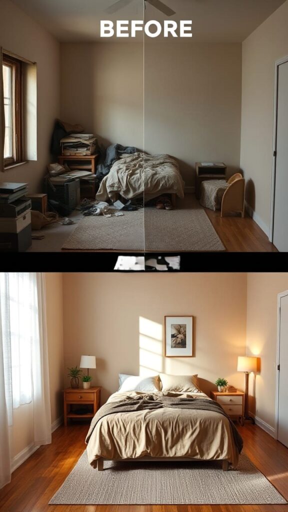 Before & After Minimalist Makeover | Budget Room Transformation