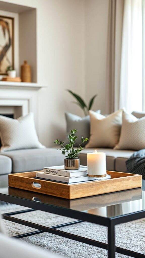 COFFEE TABLE STYLING SETUP
