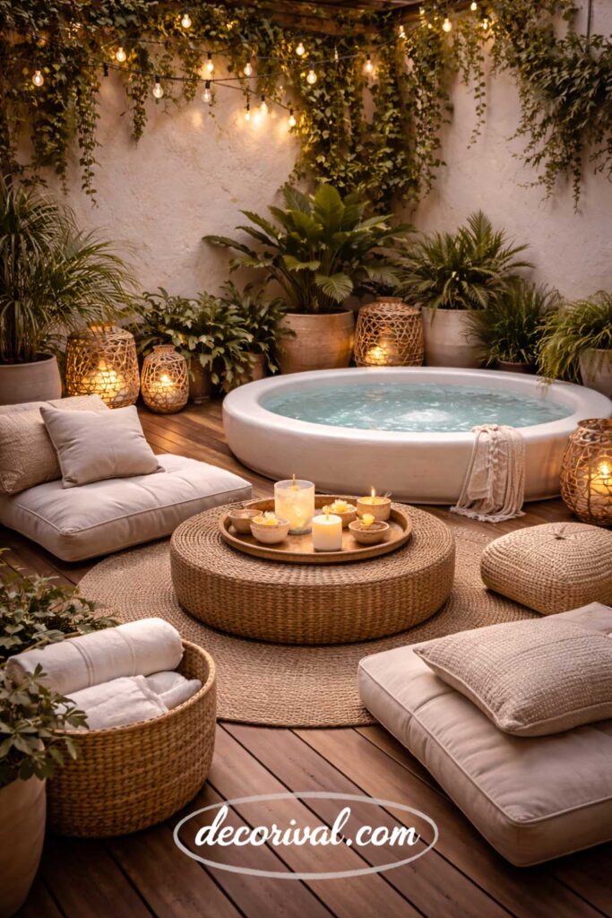 Low Seating Patio Spa