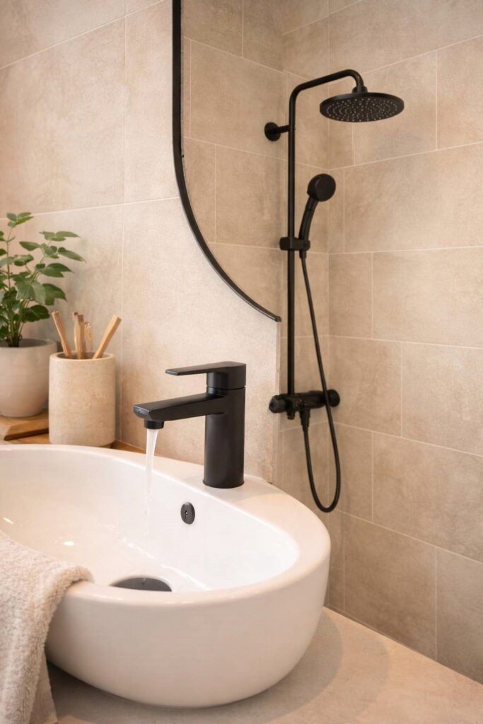 Matte Black Bathroom Fixtures