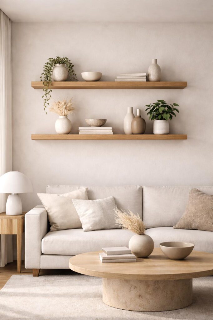 Minimal Floating Shelf Wall Decor