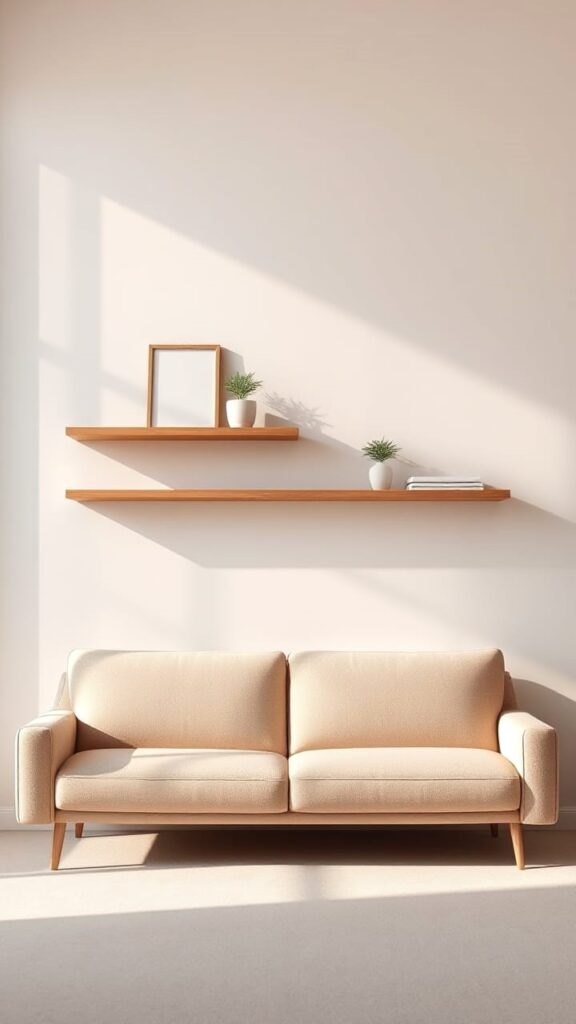 Minimalist Floating Shelf Decor | Clean & Modern Style