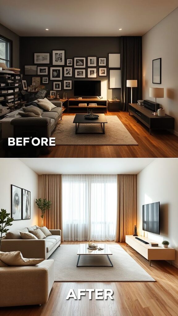 Minimalist Living Room Mistakes | Before & After Fixes
