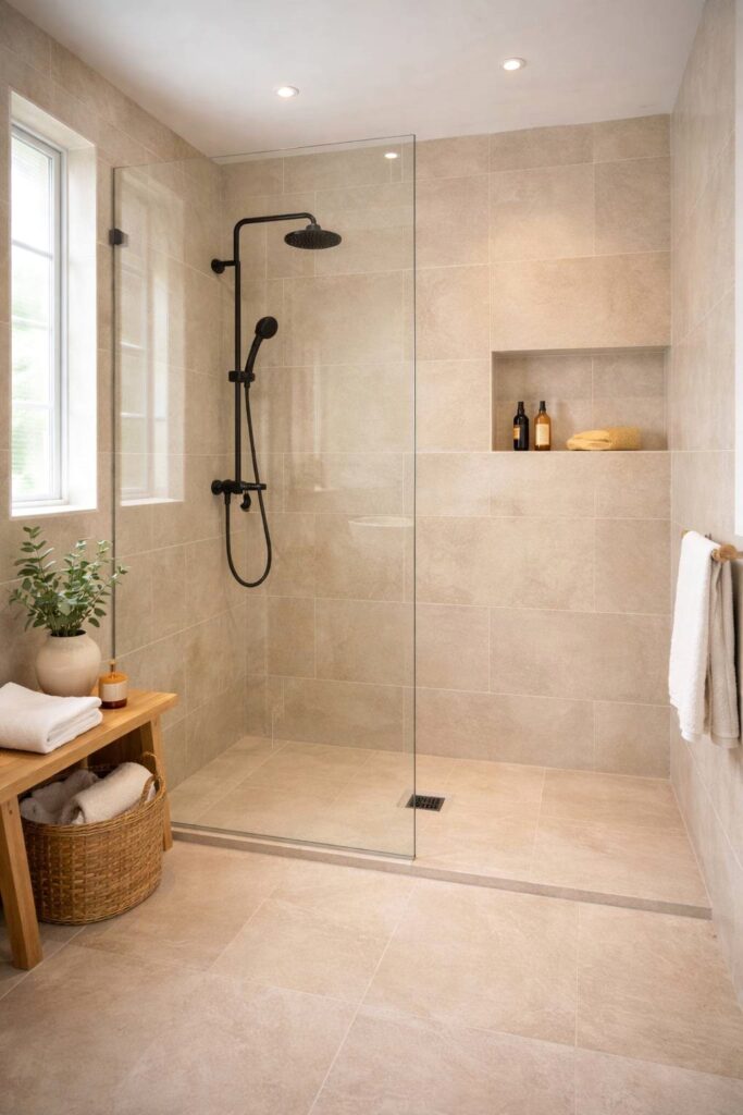 Modern Walk-In Shower