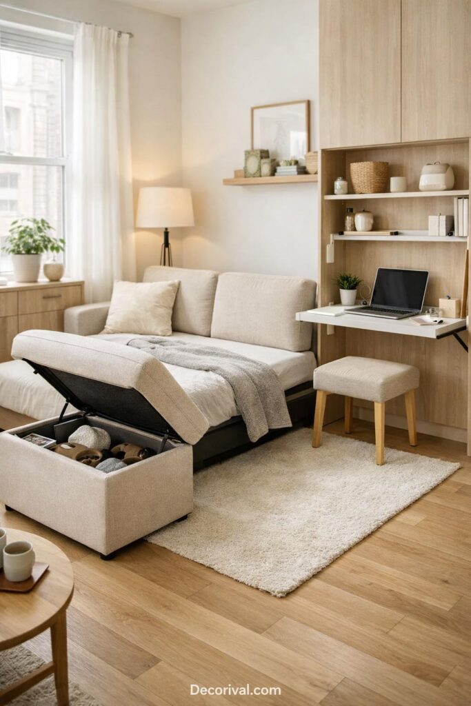 Multi-Functional Furniture Small Apartment