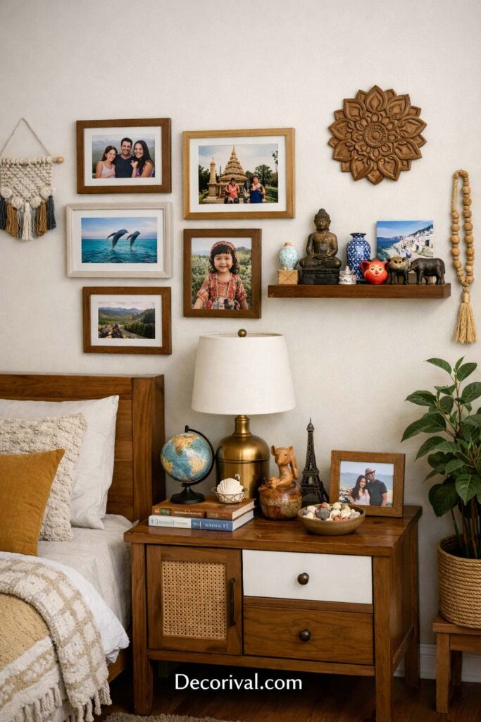 Personalized Bedroom Decor with Photos and Keepsakes