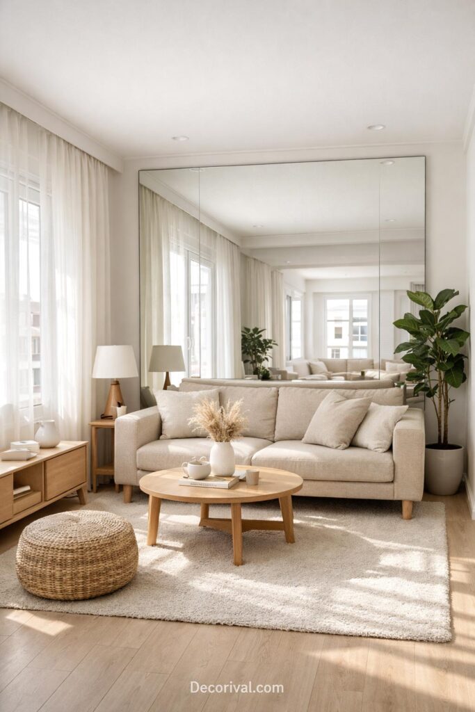 Statement Mirror Space Illusion