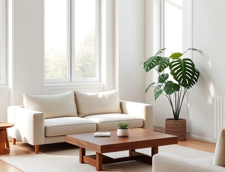 minimalist living room interior