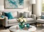 12 Grey and Turquoise Living Room Ideas