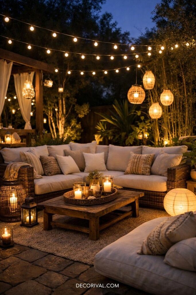 Backyard Cozy Night Look