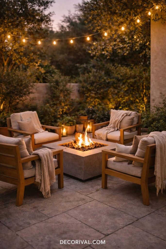 Backyard Fire Pit Seating