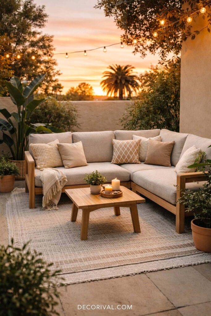 Cozy Backyard Seating Area