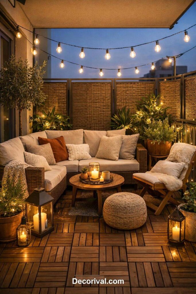 Cozy Balcony Privacy 