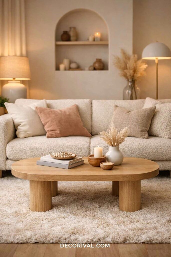 Cozy Neutral Sofa Setup
