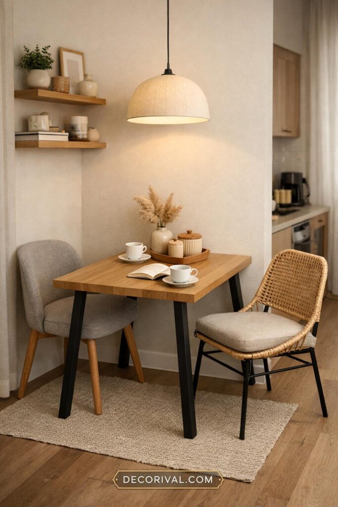 Cozy Two-Seater Apartment Dining Corner
