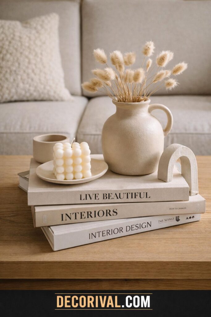 Curated Thrift Flip Coffee Table Styling