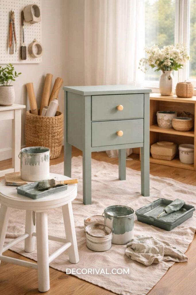 DIY Painting Workspace
