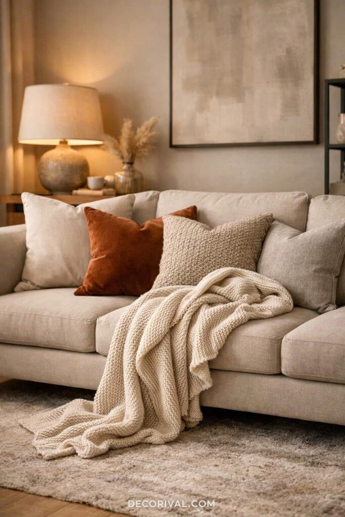 Designer Pillow and Throw Styling