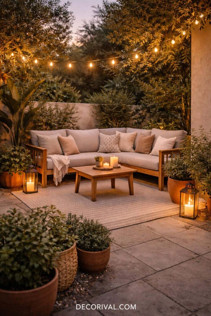 Evening Backyard Relaxation