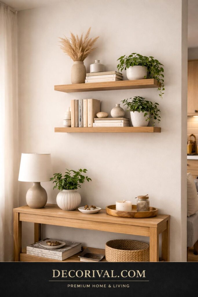 Floating Shelf Styling Idea