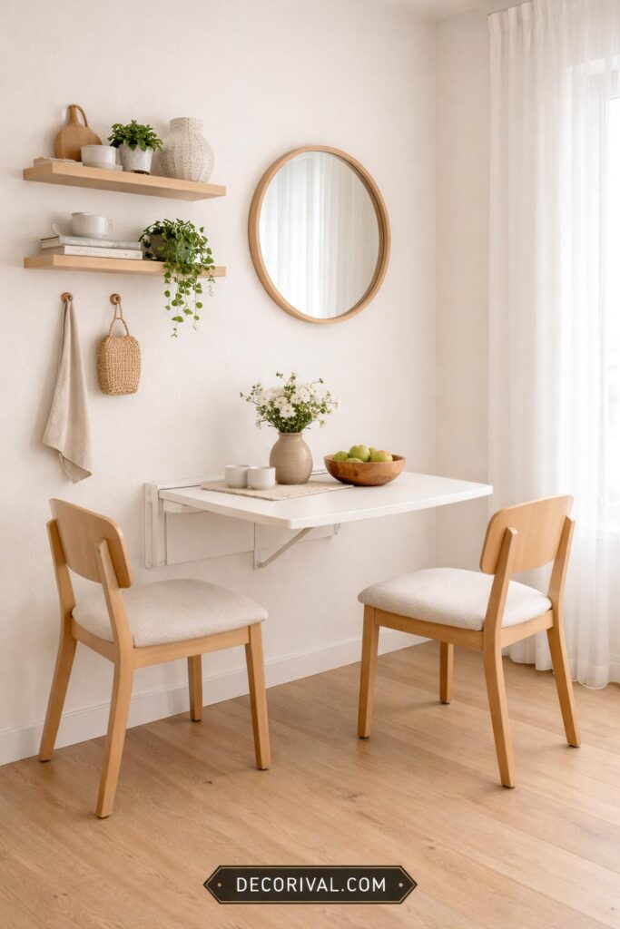 Foldable Wall-Mounted Dining Table