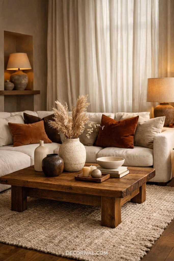 Layered Texture Living Room