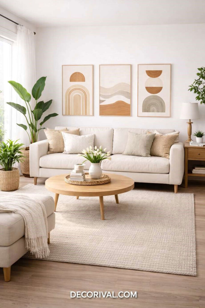 Modern Budget Living Room Makeover