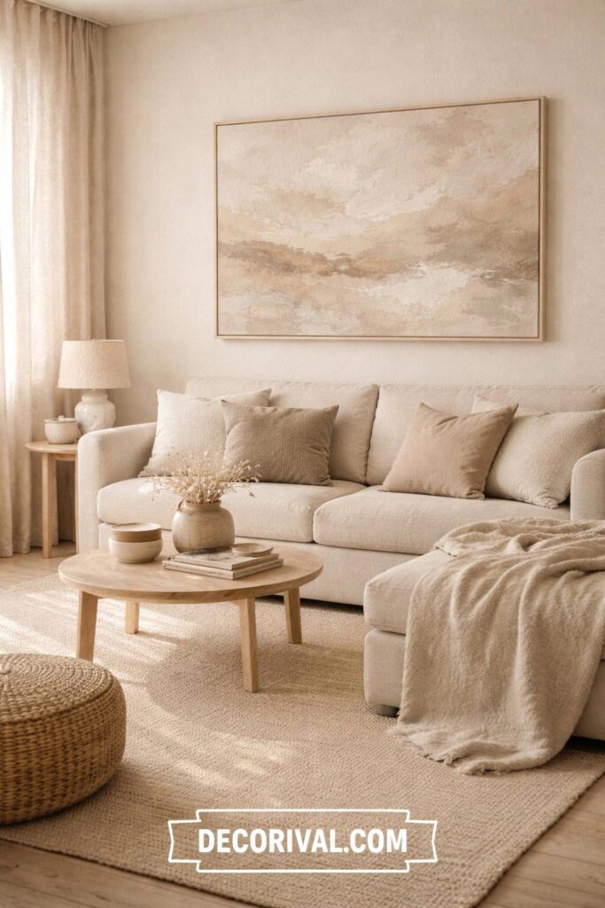 Modern Oversized Neutral Wall Art