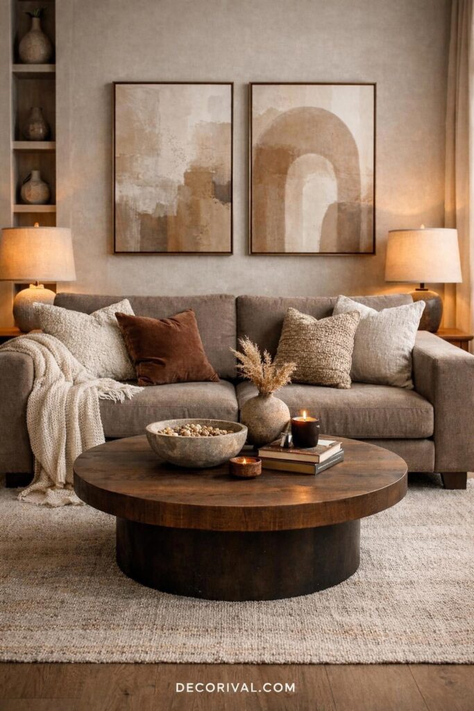Neutral Luxury Sofa Setup