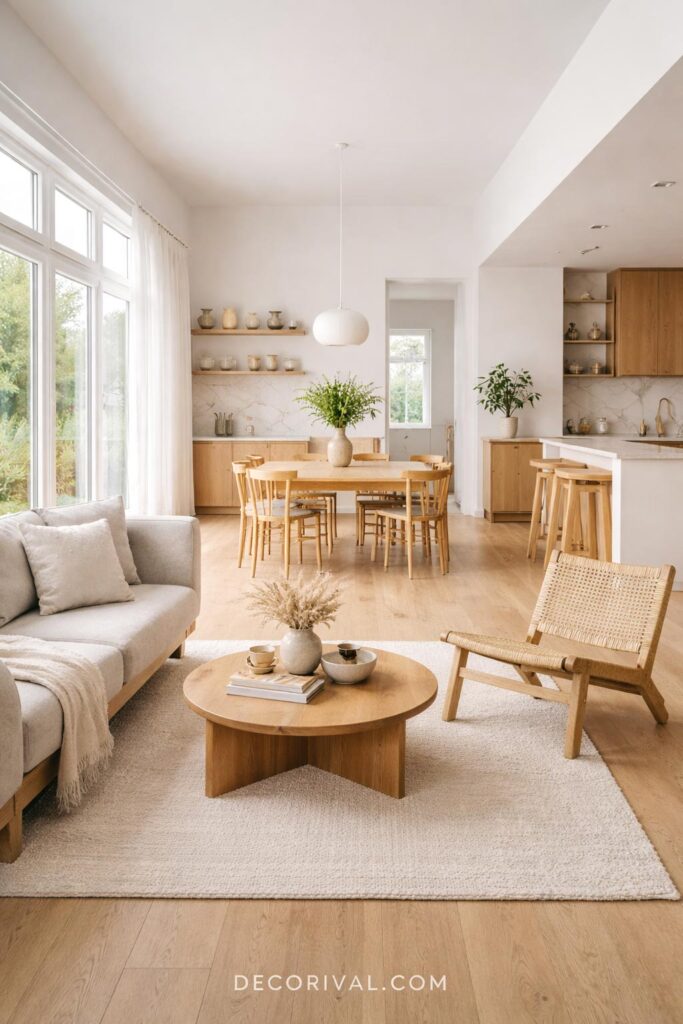 Open Layout Scandinavian Interior Flow