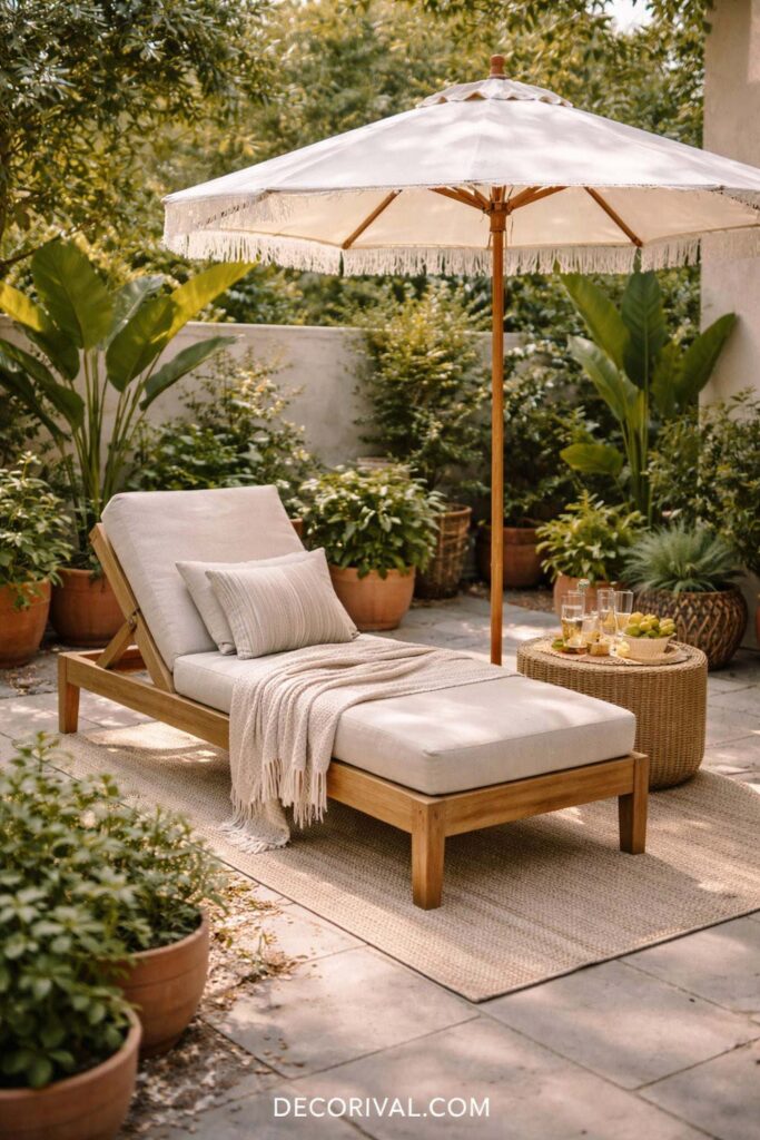 Patio Lounge Resort Setup