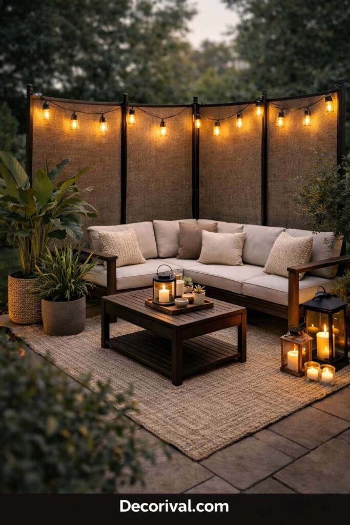 Portable Patio Privacy Screen