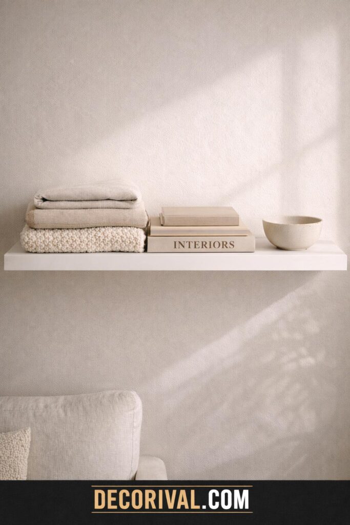 Styled Everyday Objects Shelf