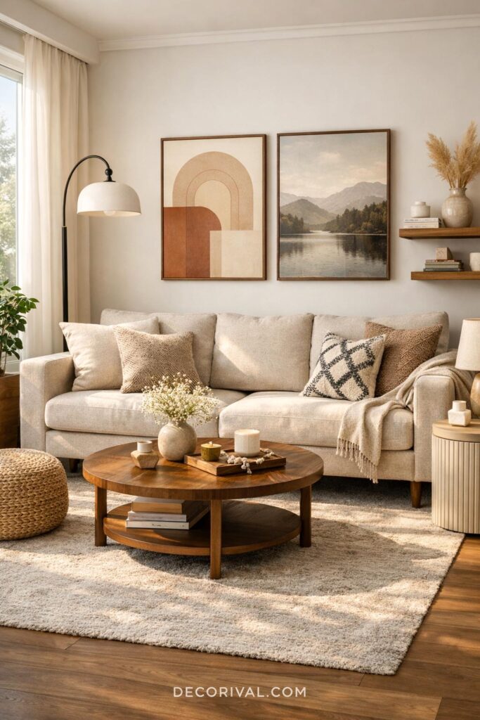 Budget Living Room Makeover Before and After Inspiration