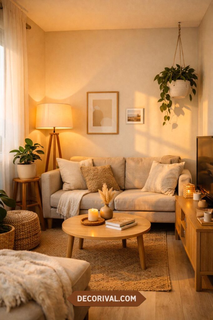 Budget living room glow up
