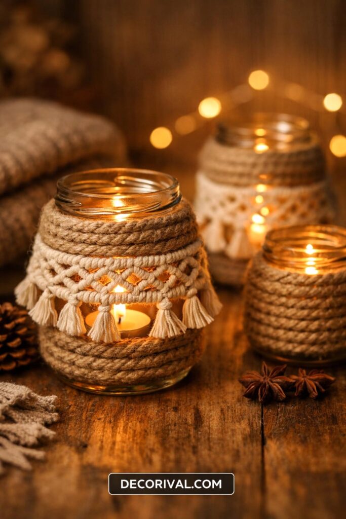 DIY Candle Holder Decor