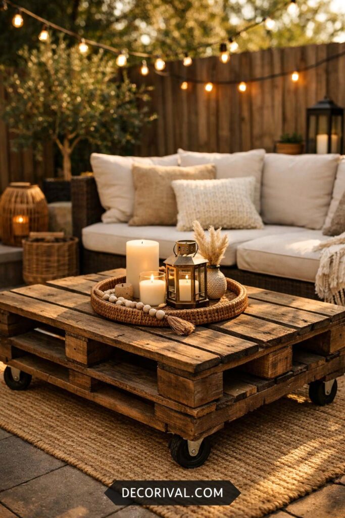 DIY Pallet Coffee Table