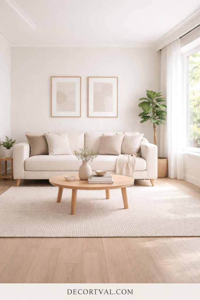 Living Room Wall Paint Makeover