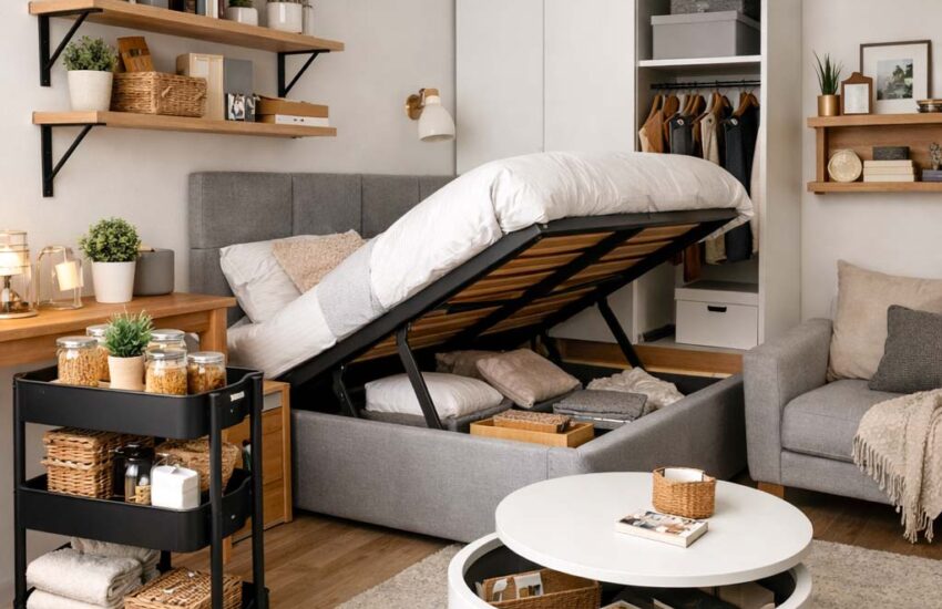 15 Genius Small Space Storage Ideas