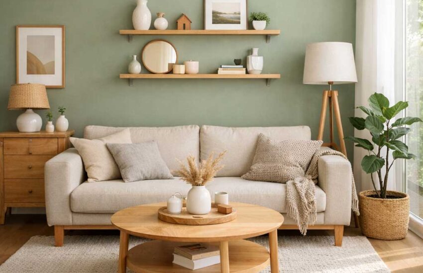 6 Sage Green Scandinavian Living Room Ideas