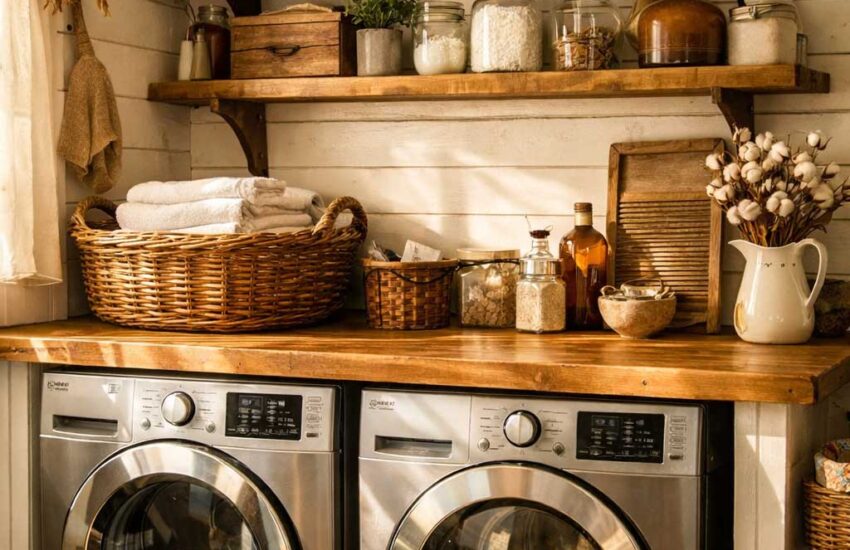 9 Farmhouse Laundry Room Ideas