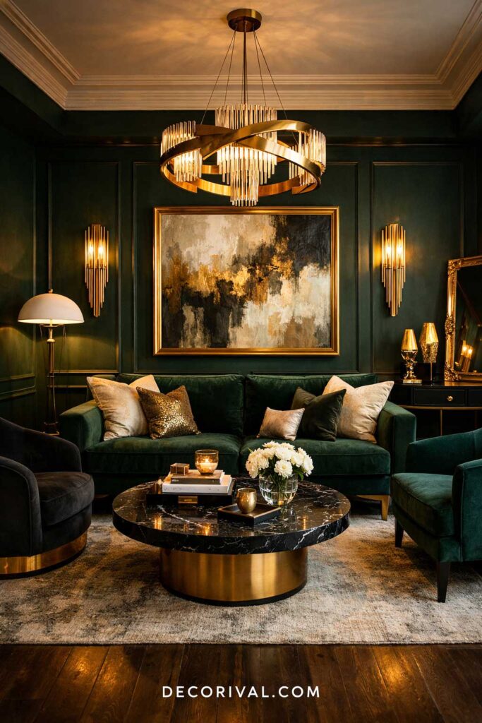 Forest Green Luxury Wall Color Combination