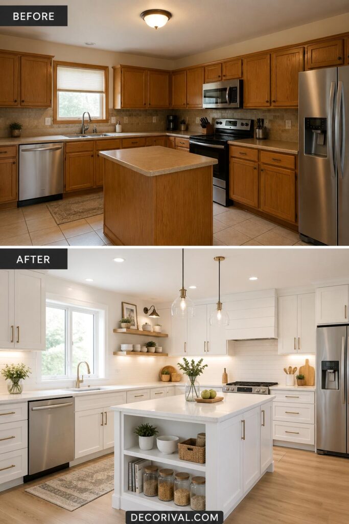 Kitchen Remodel Before and After Look