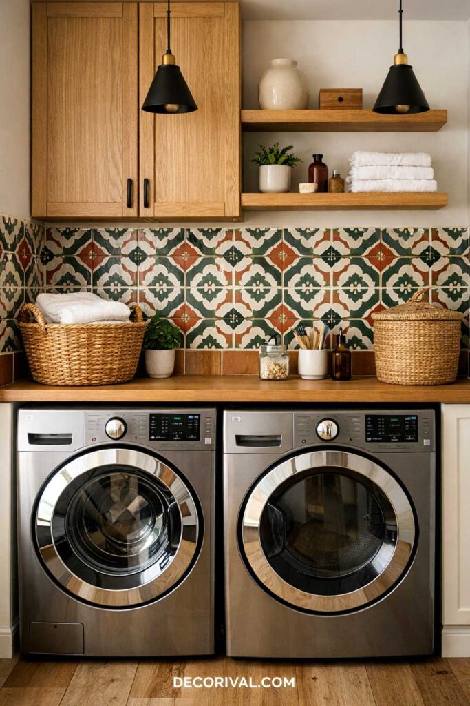 Laundry Room Tile Backsplash